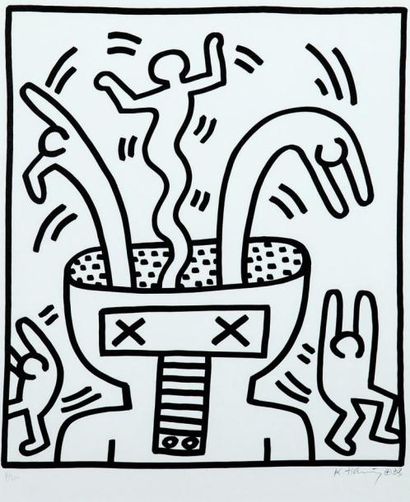 KEITH HARING
Sans titre Lithographie sur...