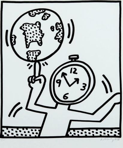 KEITH HARING
Sans titre Lithographie sur...