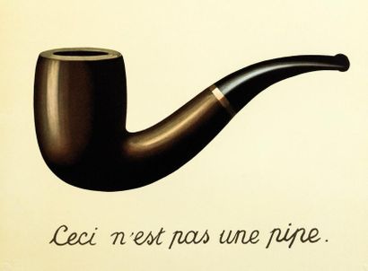 MAGRITTE René
La trahison des images Lithographie...