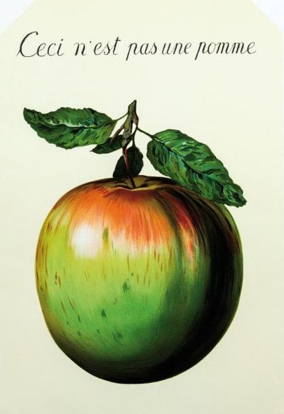 MAGRITTE René
Ceci n'est pas une pomme Lithographie...