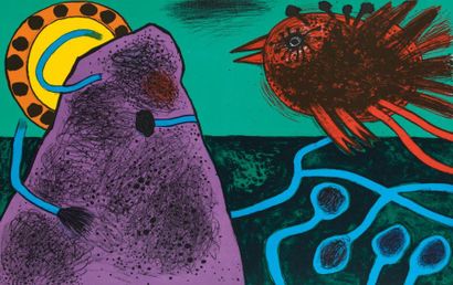 CORNEILLE
Aurore sur La montagne Lithographie...