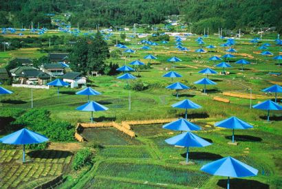 CHRISTO
Les parapluies du Site Ibaraki Photographie...