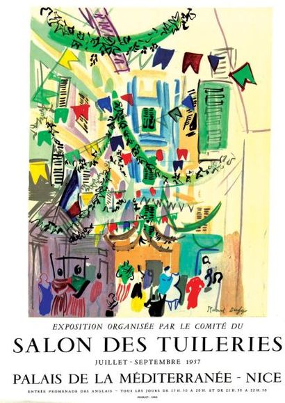 Dufy Raoul
Salon des Tuileries, juillet 1957...
