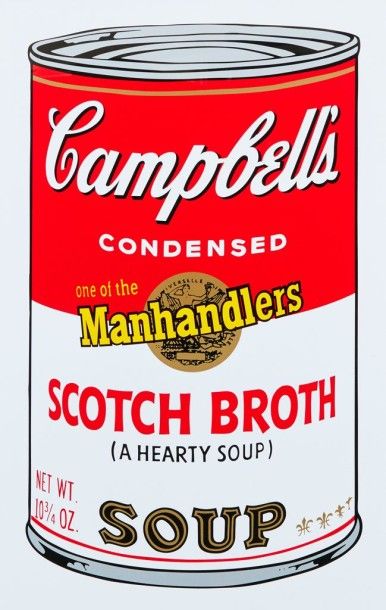 Andy Warhol (1928-1987) D'après
Campbell's...