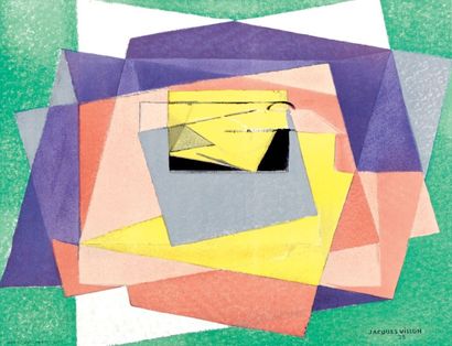 VILLON JACQUES (1875-1963)
Composition cubiste...