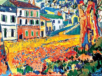 VLAMINCK DE MAURICE (1876-1958)
Marly le...