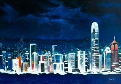 LEE.K (Née en 1979)
Hongkong Huile sur toile...