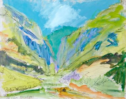 ESTVE Marie-Pierre (Né en 1950)
Urdos Acrylique...