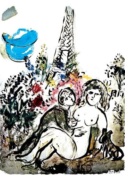 CHAGALL Marc (1887-1985)
Couleur amour Lithographie...