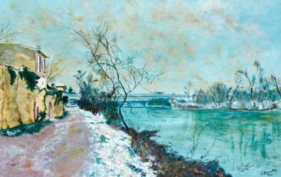 BEAUVALLET Nicole (Née en 1951)
La neige...