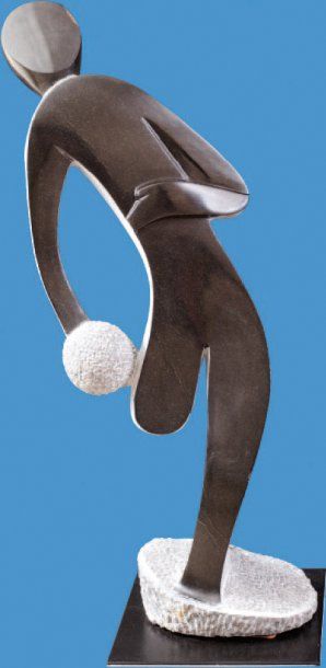 Baradza Daniel
Le sportif Sculpture en Springstone...