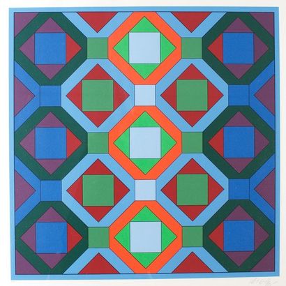 Vasarely Victor
Composition cinétique Sérigraphie...