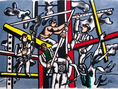 Léger Fernand
Les constructeurs Lithographie...