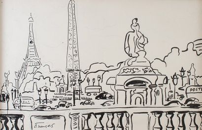 Français Anne
Paris, L'Obélisque Dessin à...