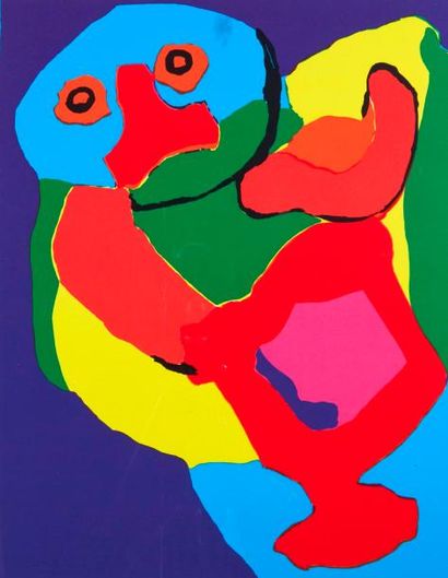 APPEL Karel

(1921 - 2006)

Dancing man

Lithographie...