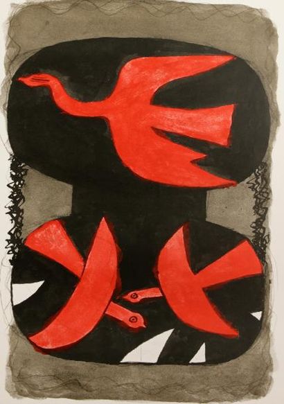 BRAQUE Georges

(1882-1963)

Les oiseaux...