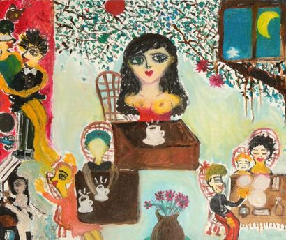 WANG Lumina

(1984)

Café nocturne

Huile...