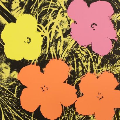 WARHOL Andy (d'après)

(1928-1987)

Flowers

Sérigraphie...