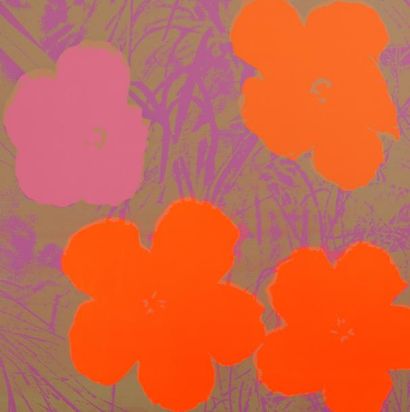 WARHOL Andy (d'après)

(1928-1987)

Flowers

Sérigraphie...