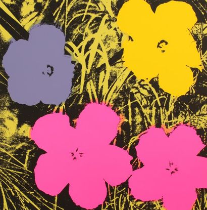 WARHOL Andy (d'après)

(1928-1987)

Flowers

Sérigraphie...