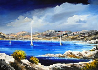 BRUNI Eric

(1968)

Voiliers dans la baie

Acrylique...
