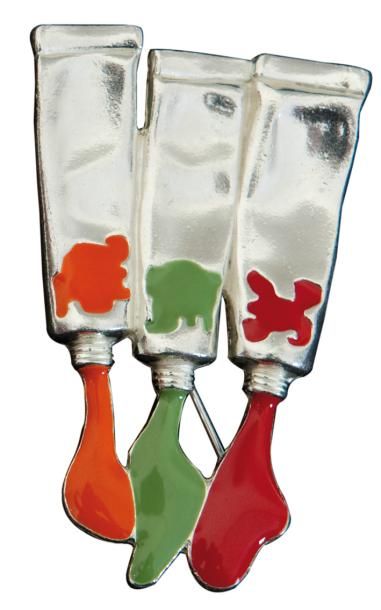 ARMAN

(1928-2005)

Broche 3 tubes (orange...
