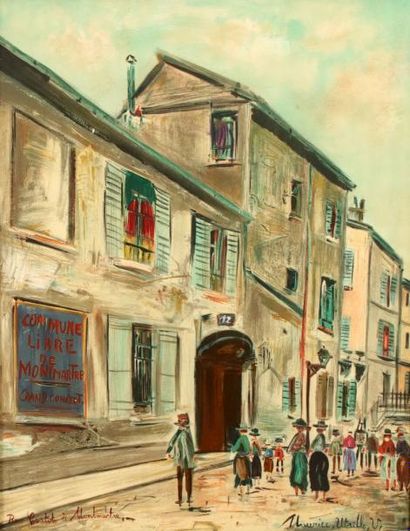 UTRILLO Maurice (d'après)

(1883-1955)

Rue...