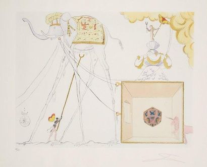 DALI Salvador
Rêve onirique Gravure sur papier...