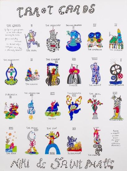 NIKI DE SAINT PHALLE
Tarots cards Sérigraphie...