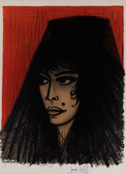 BUFFET Bernard
Carmen Lithographie sur papier...