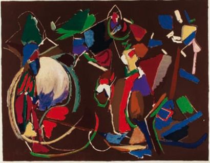 LANSKOY André
Composition abstraite Lithographie...