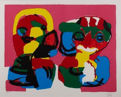 APPEL Karel
Deux figures Lithographie sur...