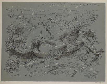 MASSON André
Scène érotique Lithographie...