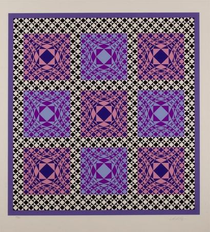 VASARELY Victor
Composition Sérigraphie sur...