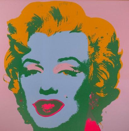 ANDY WARHOL
Marilyn rose Screenprint sur...