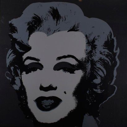 ANDY WARHOL
Marilyn noire Screenprint sur...