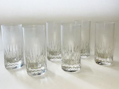 Saint-Louis 

Suite de six verres en cristal...