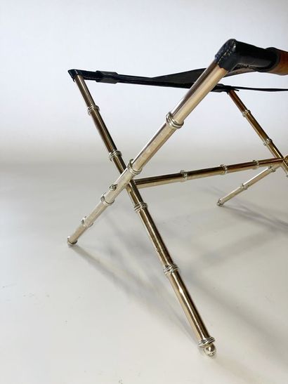 Jacques Adnet (1900-1984) 

Porte-bagage...