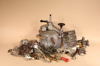 Set of decoration and kitchen utensils and...