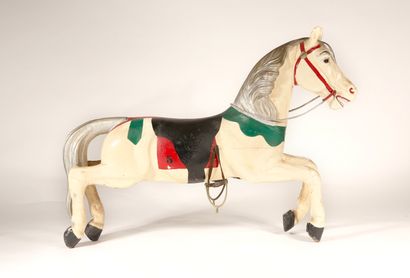 Painted wooden merry-go-round horse
86 x...