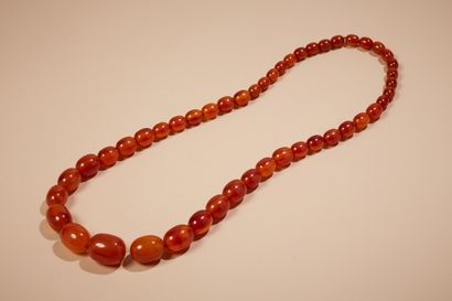 Collier de perles ambrées.

!!! A lire attentivement...