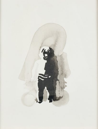 Travail contemporain (XXIe) 
Sans titre
Aquarelle...