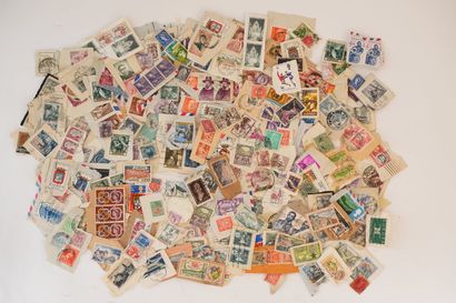 Lot de divers timbres (Espagne, Angleterre,...