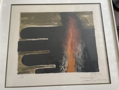 Lot comprenant : 
Paul COLIN (1892-1985)
Composition...