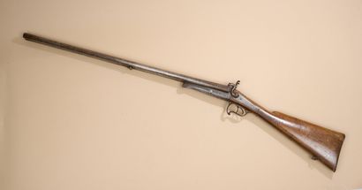 Fusil de chasse à broche, deux coups, calibre...