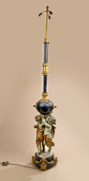 D'après Auguste Joseph CARRIER (1800-1875)
Lampe...
