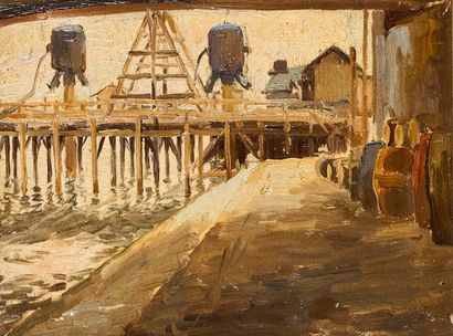 Ecole Moderne du XXème
Construction, 1910
Huile...