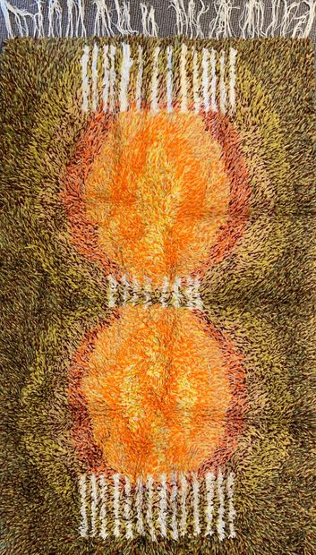 Elsa KOIVU (XXe)
Lanternes
Tapisserie à franges...