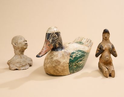 Travail moderne dans le goût Karaja
Sculpture...
