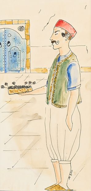 Ecole française du début du Xxème siècle
Homme...